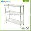 Top quality multifunction 3 tier any stop metal wire rack shelf