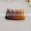 Factory Wholesale cheap price french twist hair combs personalized hair combs french style vintage hair accessories brown combs
