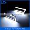 2015 New Update Super Bright White COB Chip LED Daytime Running Light COB LED DRL Driving Fog Light Lamp for Volkswagen Toyota