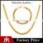 Wholesale Unisex 18k Gold Twisted Chain Bracelet Jewelry Stainless Steel Silver Baskets Necklace