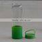 Colorful borosilicate glass water bottle travel bottle with plastic lid silicone sleeve handmade drinking ware 500ml