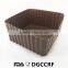 Food Grade Square Shaped Silicone Cupcake Mold