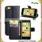 9 Colors PU Leather + PC Litchi Pattern Wallet Card Stand Cover Holster Magnetic Flip Phone Case For iphone 5C