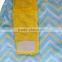 Super Soft 100% Cotton Minky Cotton Car Seat Canopy Yellow Baby Car Seat Tent