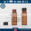 2ml,3ml,5ml amber test tube with protection cap,good quality glass bottle supplier