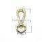 Gold Spring Clasp Snap Swivel Hook Dog Hook