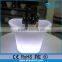 outdoor furniture light up ice buckets, illuminated color beer bottle cooler for party