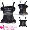 2015 hot sales plus size waist training corset sexy red mature corset