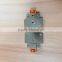 Door hardware accessories with space saving feature for sliding wooden door