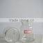 5oz clear glass empty medicine bottle