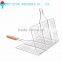 Roasting meet BBQ basket mesh for outdoor camping