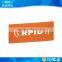 CE, FCC, ROHS certificated disposable paper RFID NFC bracelets ZZ005