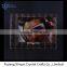 OEM ODM transparent and brown crystal mini beautiful photo frame