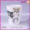 3D Hand-painted Animal Cat Shape Kids Ceramic Mugs