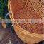 Cheap colored removable front wicker bike basket