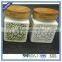 Square shape ceramic storage jar ceramic cookie jar