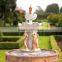Hot Selling Stone Carving Marble Four Season Ladies Big Water Fountain