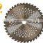 Round Type Brush Cutter Blade Alloy Steel Spare Parts Garden Tools 25cm 40Teech