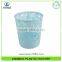 PP Semi-transparent Color Hollow Out Design Plastic Dustbin