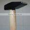 Cast Iron material German Type Machinist Hammer with wooden handle