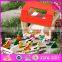2017 Hot sale funny children wooden toy farm animals W06A156-S