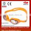 One color one peice for children flexible free swimming goggles