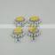 4pcs White Daisy Houseware Sticky Sticker Hanging Plastic Hooks