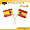 Promotion cheap mini national flag with toothpick