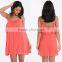 Beach Wrap Dress Coral Solid Blank Beautiful Ladies Cover Up Beachwear Colour Mix Frill Plus Size Beach Dress