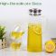 Water bottle wholesale glass bottle wholesale water jug glass decanter Glass bottle for kitchen resturant and hotel