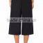 Customized Lady's Apparel Wide-leg Casual Newest Pleated Twill Culottes(DQM014P)