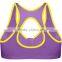 Fitness Sports Shock Absorber Zipped Fashion Moudel Bra For Women