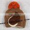 Wholesale baby wing knitting hat winter cute hat for baby