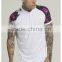 2016 Fashion Design Mens Baseball Jersey with Sublimation Printed Sleeves 100% Polyester Curved Hem 1/4 Zipper Baseball T Shirt