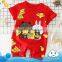 SR-313B high quality unisex baby clothes bear white rabbit pattern pajamas cotton romper