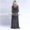 Factory Supply Polka Dot Design Plus Size Chiffon Maxi Dresses