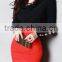 Wholesale women dress new arrival crop top high waisted skirt 2 piece set women sexy runway top and skirt set long sleeves