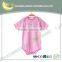 Wholesale plain cotton high quality lace onesie bodysuit for baby