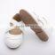 Plain white leather baby mary jane shoes girls dress shoes