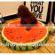 R1929H Hot selling Summer Fruit Round Pet Cushion Cat Dog Mat Pet Pad Bed