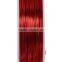 Jewelry Findings String Materials Round Orange-red 0.4mm Dia. Copper Beading Wire Thread Cord