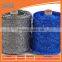 factory wholesale polyester lurex feather yarn on cone for machine knitting sweater