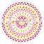 Custom Design Reactive Print Cotton Beach Towel Round Pareo China Supplier