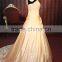 IN STOCK One-Shoulder party dress women's sleeveless ball gown prom dress SE109