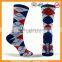 low moq oem classical design thick combed cotton men argyle pattern dress socks