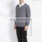 knitted v neck cashmere sweater for men