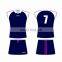 good quality sublimation netball jersey with free design