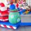 Hot Giant Inflatable Christmas Items, Outdoor Inflatable Christmas Penguin And Santa