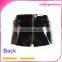 Stock Cheap Glossy Black Sexy Close-fitting Zipped Open Crotch Shorts PVC Pants