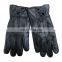 Men's cheap patchwork leather gloves